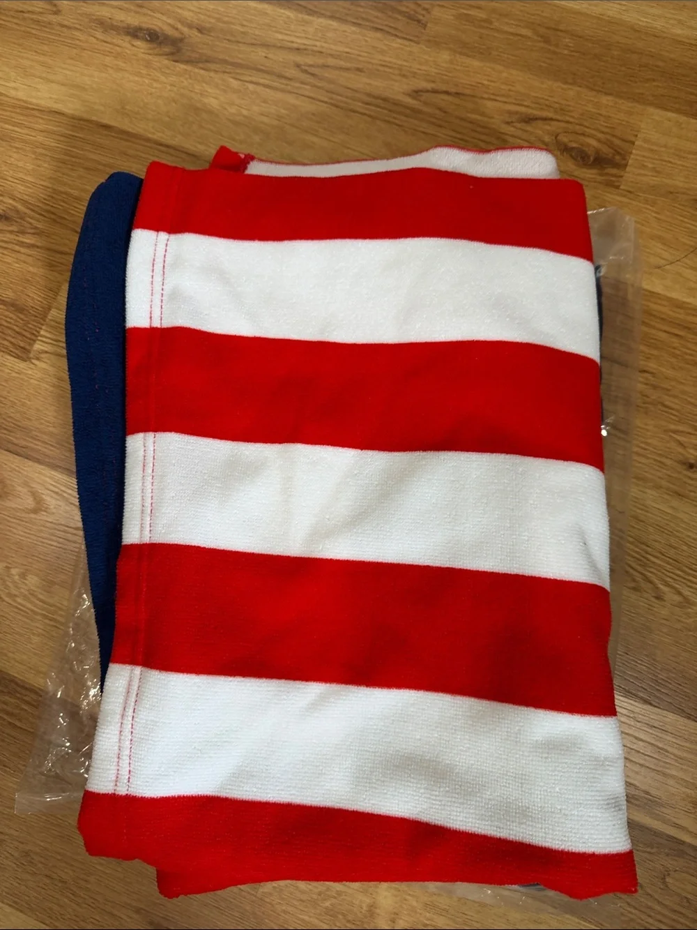 American Flag / Red & White Star & Stripe Set of Towels